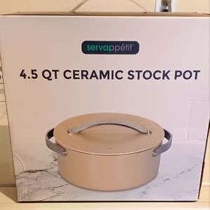 4.5 Qt. Ceramic Stove pot
